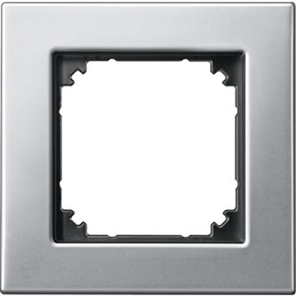 Merten M-PLAN-Metallrahmen, 1fach, Platinsilber
