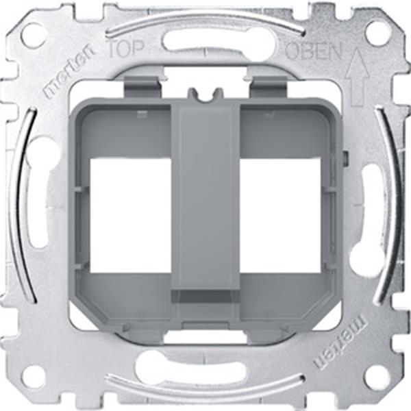 Merten Tragplatten für Steckverbinder Modular Jack, transparent