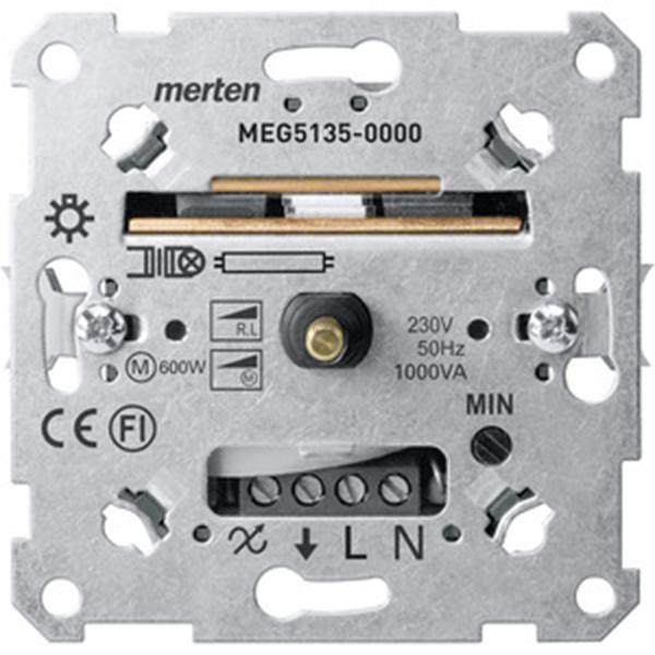 Merten Drehdimmer-Einsatz für induktive Last, 60-1000 VA