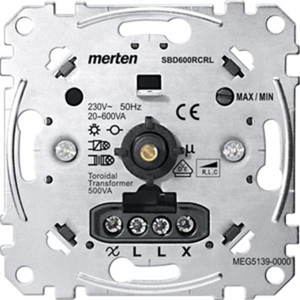 Merten Universal-Drehdimmer-Einsatz, 20-600 W/VA