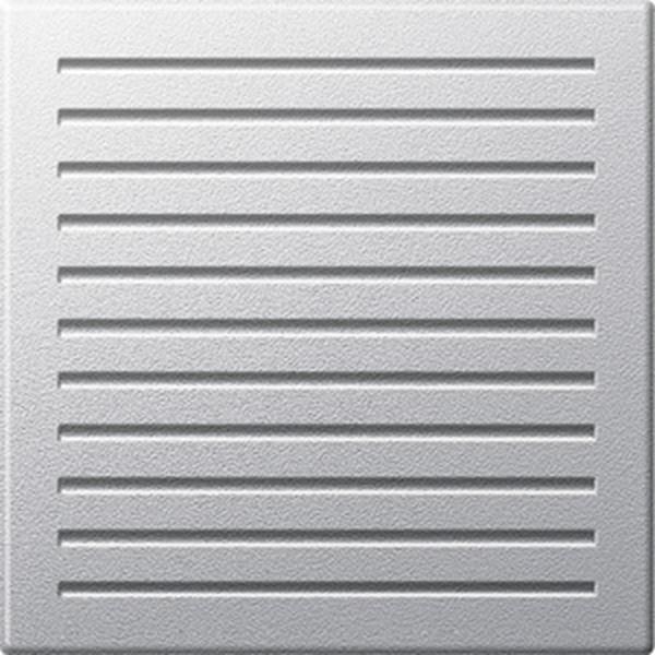 Merten Zentralplatte für akustischen Signalgeber, aluminium, System M