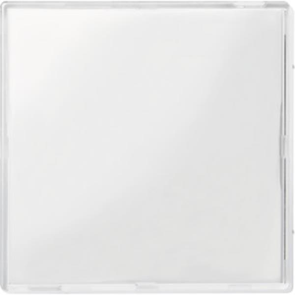Merten Wippe mit transparenter Abdeckung, transparent/polarweiß, M-Creativ