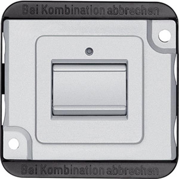 Merten Taster-Einsatz mit N-Klemme, Wechsel 1-polig, 10 A, AC 250 V, Steckklemme