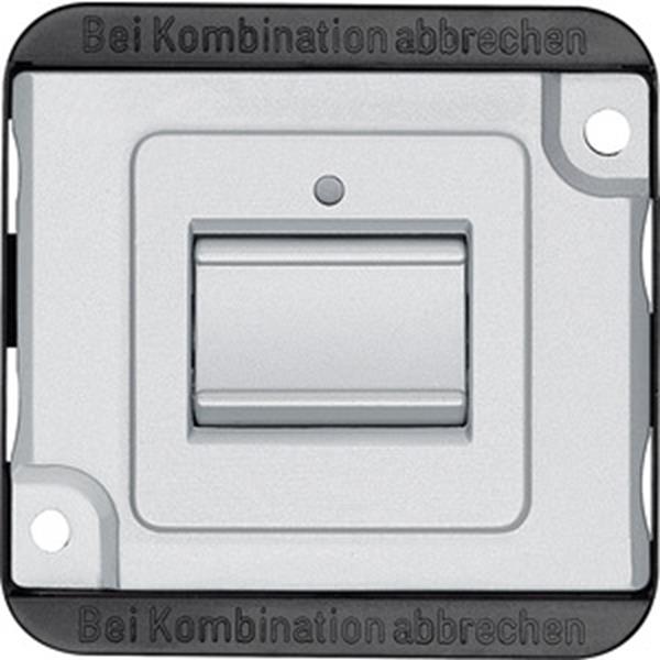 Merten Aus/Wechsel-Kontrollschalter-Einsatz, 1-polig, 10 AX, AC 250 V, mattsilbe