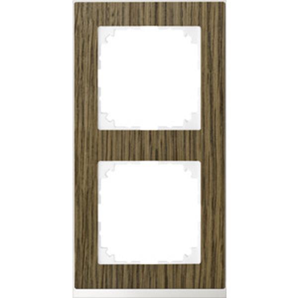 Merten M-Pure Decor-Rahmen, 2fach, Eiche/aktivweiß, M-Pure Decor