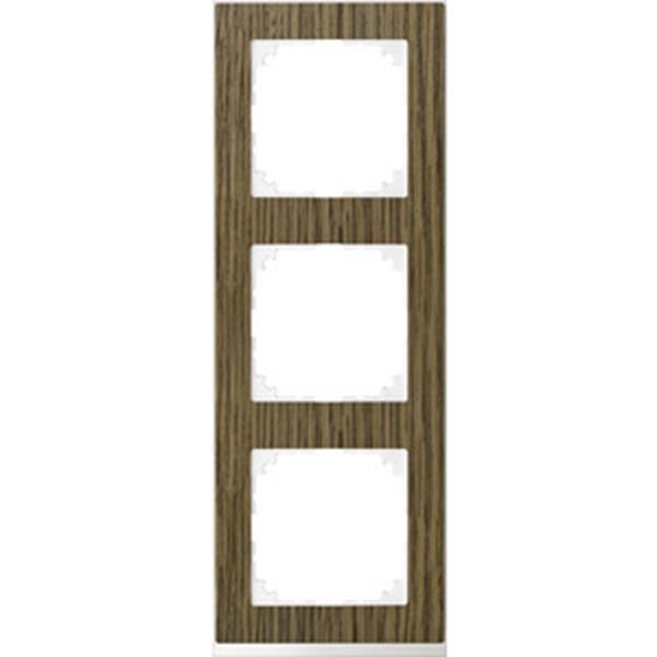 Merten M-Pure Decor-Rahmen, 3fach, Eiche/aktivweiß, M-Pure Decor