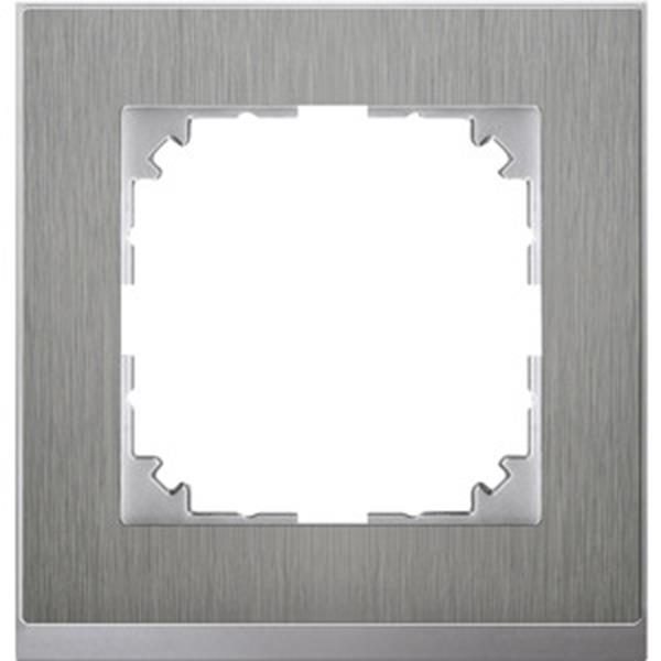Merten M-Pure Decor-Rahmen, 1fach, Edelstahl/aluminium, M-Pure Decor