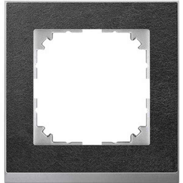 Merten M-Pure Decor-Rahmen, 1fach, Schiefer/aluminium, M-Pure Decor