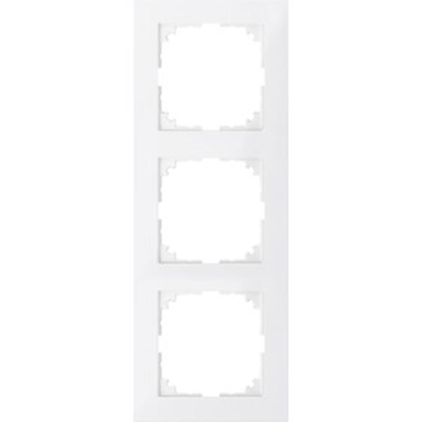 Merten M-Pure-Rahmen, 3fach, polarweiß, M-Pure
