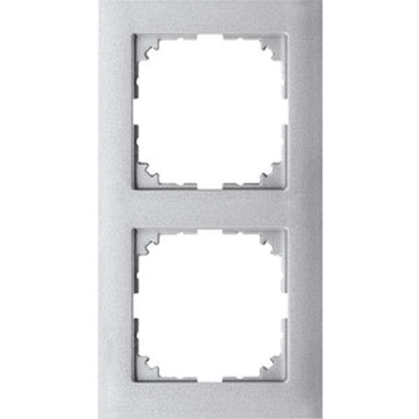 Merten M-Pure-Rahmen, 2fach, aluminium, M-Pure