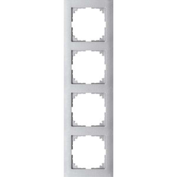 Merten M-Pure-Rahmen, 4fach, aluminium, M-Pure