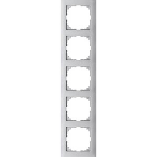 Merten M-Pure-Rahmen, 5fach, aluminium, M-Pure