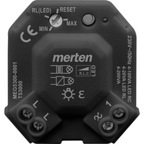 Merten Universal LED Dimmermodul, schwarz
