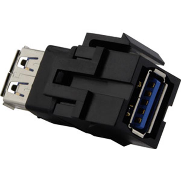 Merten USB-Keystone, USB 3.0, schwarz
