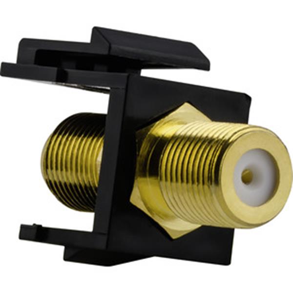 Merten BNC-F-Keystone, schwarz