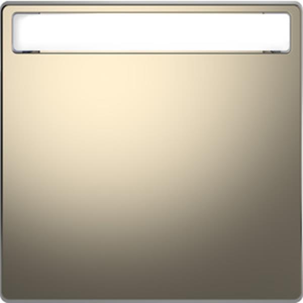 Merten Wippe mit Schriftfeld, Nickelmetallic, System Design