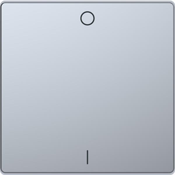 Merten Wippe mit Kennzeichnung 0/ 1, Edelstahl, System Design