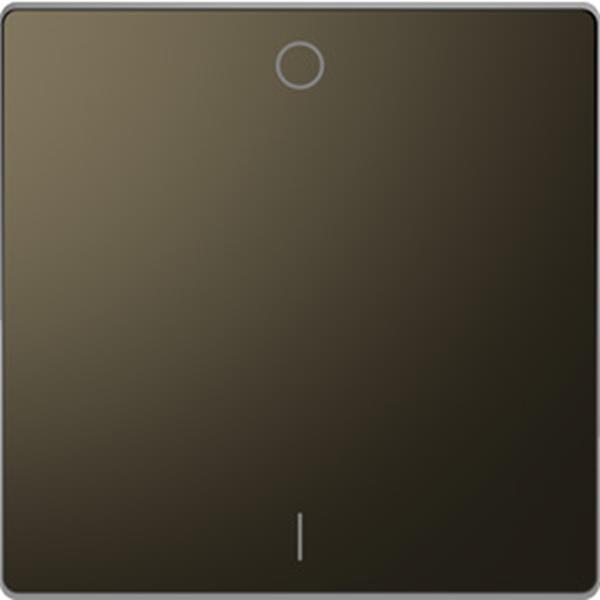 Merten Wippe mit Kennzeichnung 0/ 1, Moccametallic, System Design