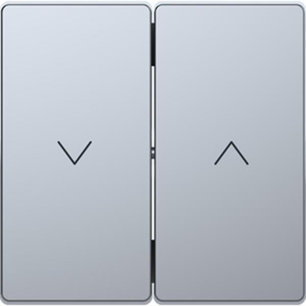 Merten Wippe für Rollladenschalter und -taster, Edelstahl, System Design