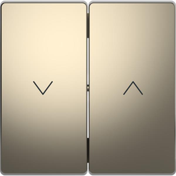 Merten Wippe für Rollladenschalter und -taster, Nickelmetallic, System Design