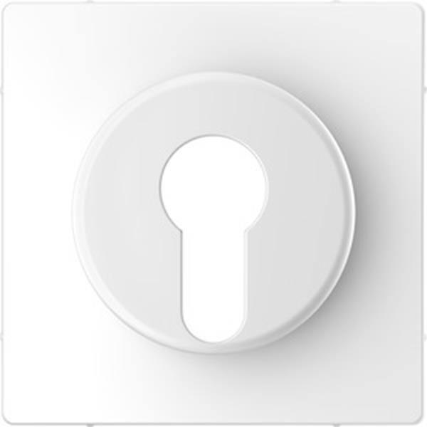 Merten Zentralplatte für Wechsel-Rastschalter-Einsatz, Lotosweiß, System Design