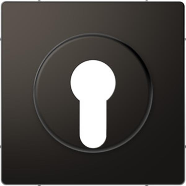 Merten Zentralplatte für Wechsel-Rastschalter-Einsatz, Anthrazit, System Design