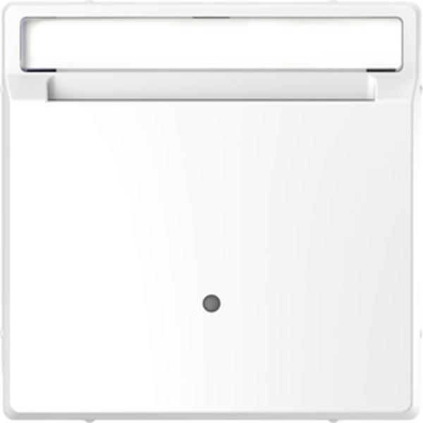 Merten Card-Schalter mit Schriftfeld, Lotosweiß, System Design