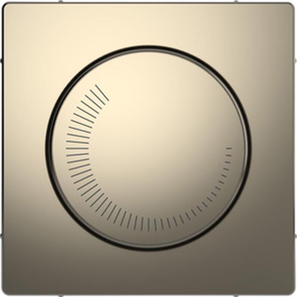 Merten Zentralplatte für Drehzahlsteller, Nickelmetallic, System Design