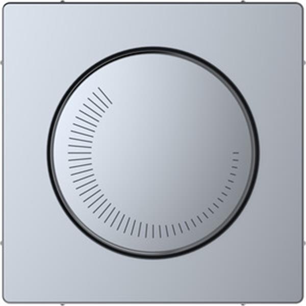 Merten Zentralplatte für Drehzahlsteller, Edelstahl, System Design