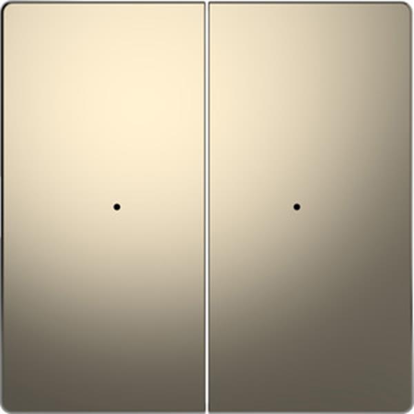 Merten Wippen für Taster-Modul 2fach, Nickelmetallic, System Design