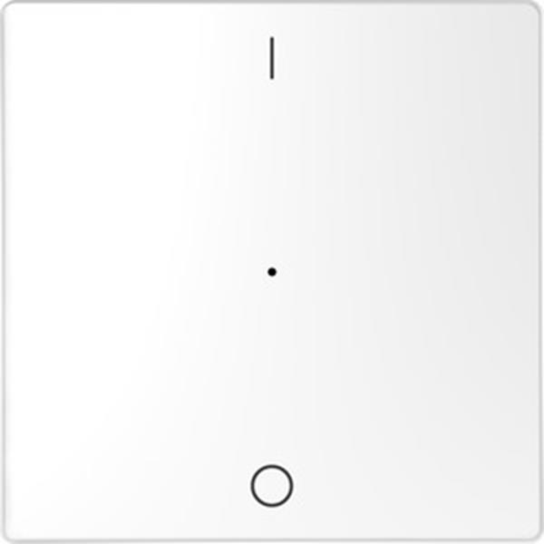 Merten Wippe für Taster-Modul 1fach (1/0), Lotosweiß, System Design