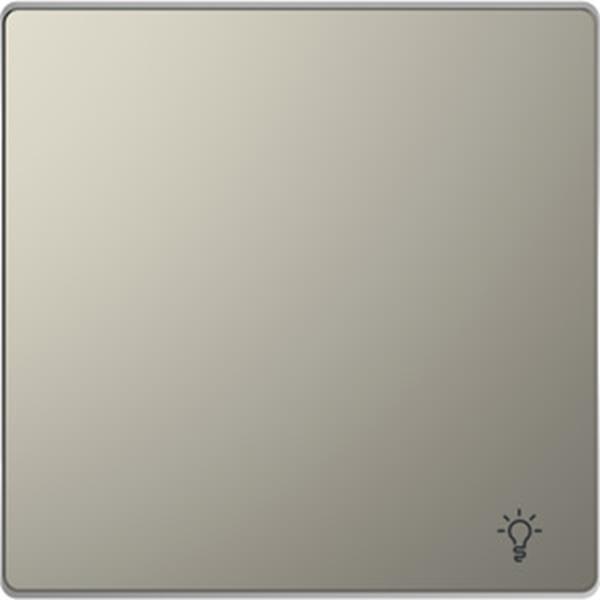 Merten Wippe mit Kennzeichnung Licht, Nickelmetallic, System Design