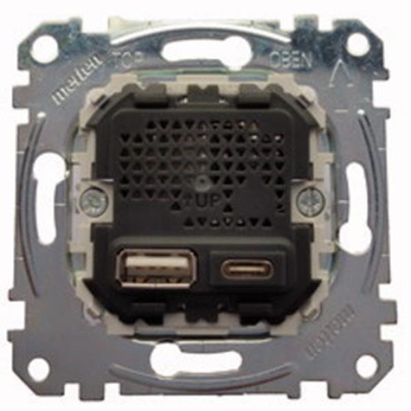 Merten USB Ladestation-Einsatz Typ A+C