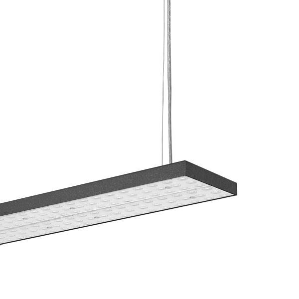 LTS LUZ Anbau- und Pendelleuchte 72W 830 9490LM 60° schwarz Pendelleuchte