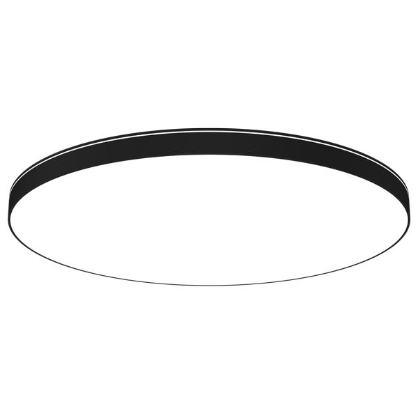 LTS Lunata Large Anbau- und Pendelleuchte 116W 830 13970LM DALI schwarz direktst