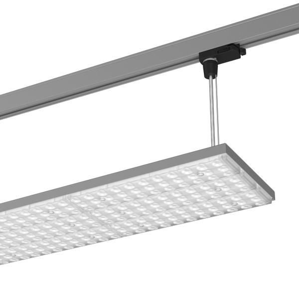 LTS LUZ Pendelleuchte für Stromschiene 32W 830 4890LM 60° silber Leistungsklasse