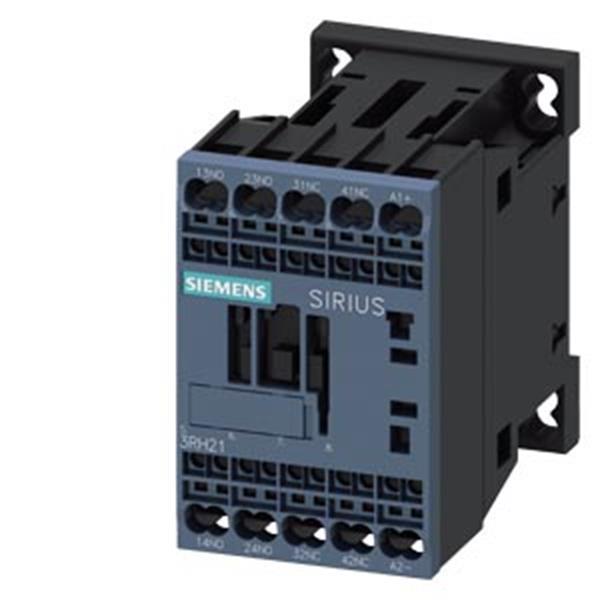 Siemens Hilfsschütz für Bahn 2S+2Ö, DC24V, 0,7-1,25*US, mit integriertem Varisto
