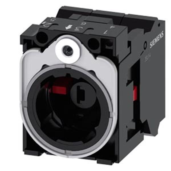 Siemens Halter für 3 Module, Metall, 1Ö, 1Ö, LED-Modul, weiß, AC/DC 24 V