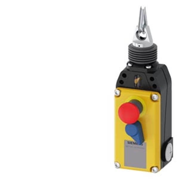 Siemens Seilzugschalter mit Not-Halt, 3x M20x1,5, 1S+3Ö, Verrastung nach EN ISO