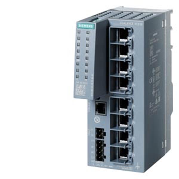 SCALANCE XC208, managed Layer 2 switch, 8x RJ45