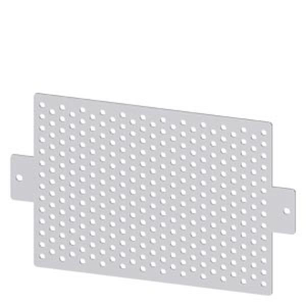 Siemens ALPHA Einbausatz gelochte Montagplatte ohne Feldabdeckung H=150mm, B=250