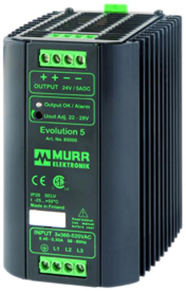 Murr EVOLUTION Stromversorgung Evolution 3-phasig Ausgang 22-28VDC 20A