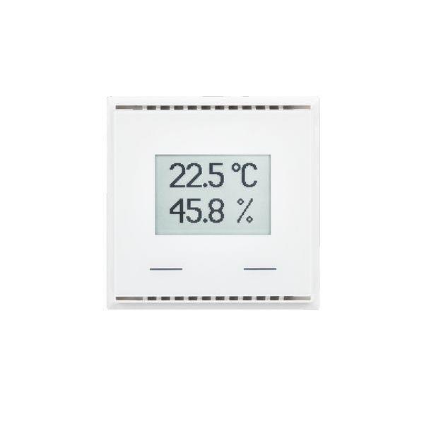 Elsner KNX-Temperatur-/Feuchtesensor KNX TH-UP Touch CH reinweiß RAL9010