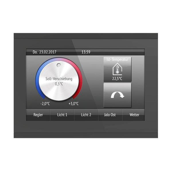 ENDE KNX-Touch-Display Corlo Touch KNX 5in WL schwarz/schwarz