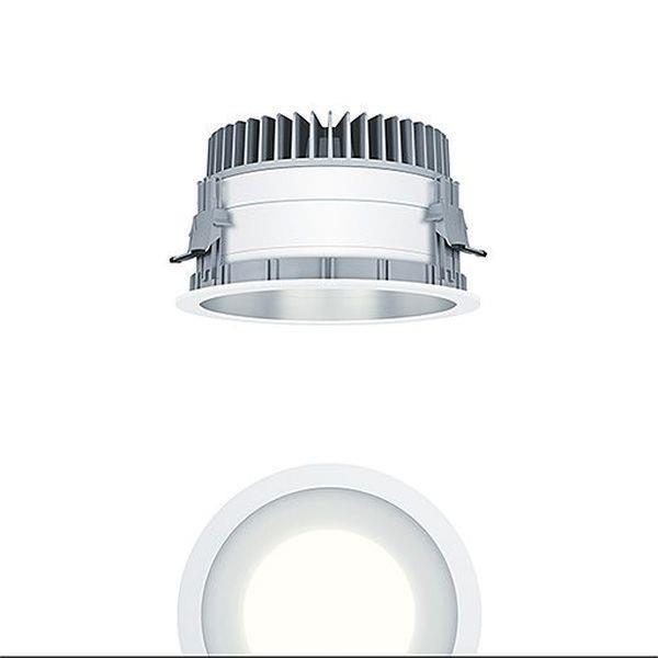 Zumtobel LED-Deckeneinbaustrahler Panos Evo R200H 22W 830 LDO SM WH
