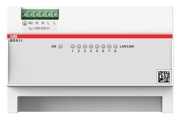 ABB IS/S8.1.1 IP Switch, 8 Ports, Fast Ethernet, REG