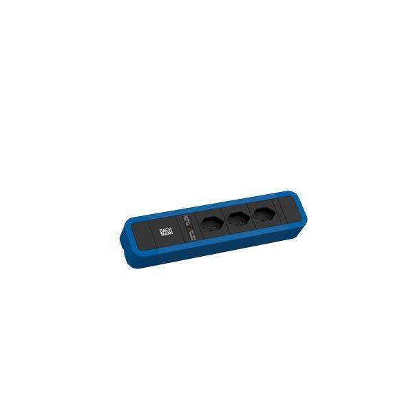 Bachmann Steckdosenleiste PRIMO 2 3xCH 90° 2 0m T12 RAL5010