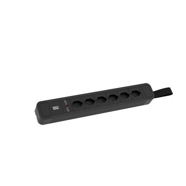 Bachmann Steckdosenleiste PRIMO 2 6xCH T13 90° 2 0m CH T12