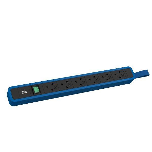 Bachmann Steckdosenleiste PRIMO 2 6xUK 45° 1xSchalter 2 0m UK
