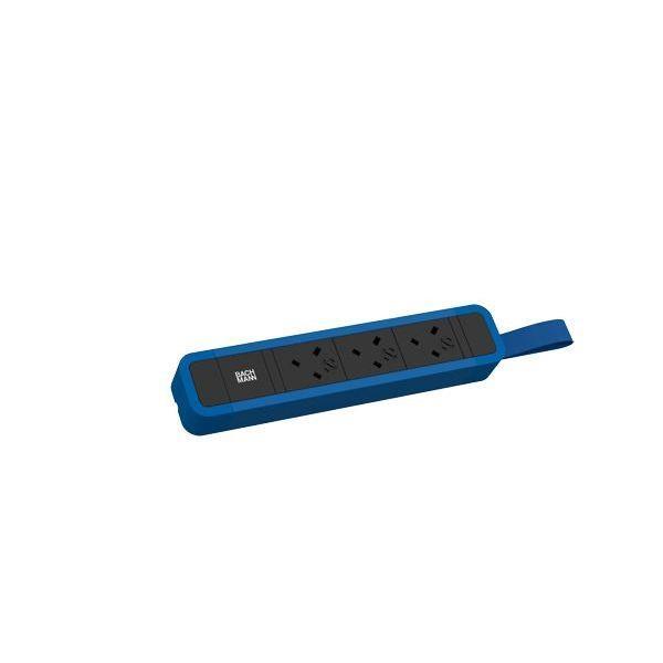 Bachmann Steckdosenleiste PRIMO 2 3xUK 45° 3 15A 2 0m UK RAL5010